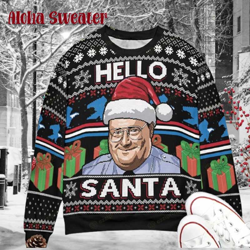 Hello Santa Seinfeld Ugly Christmas Sweater