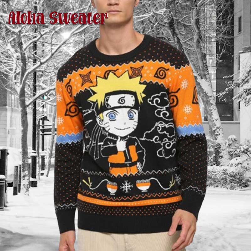 Naruto Shippuden Baby Chibi Ugly Christmas Sweater
