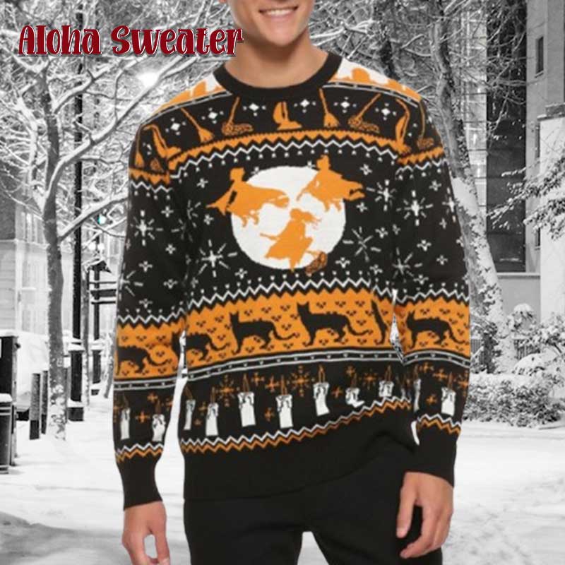 Our Universe Hocus Pocus Halloween Witches Ugly Christmas Sweater