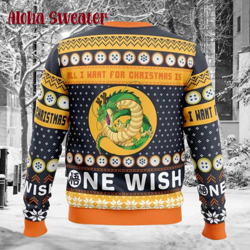 A Very Shenron Christmas Dbz Pc Ugly Christmas Sweater