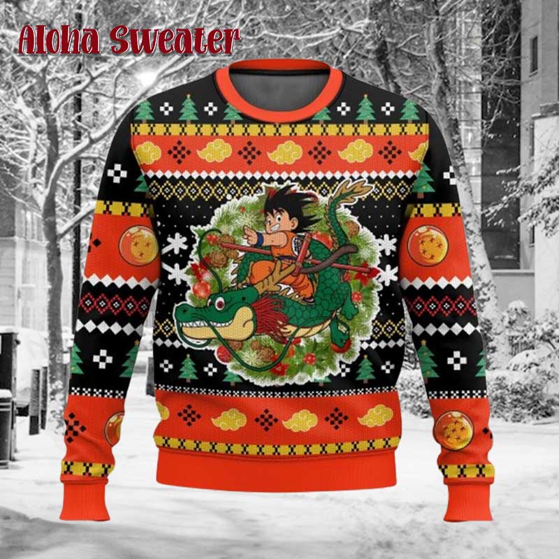 Anime Dragon Ball Dragon Ball Goku Ugly Christmas Sweater