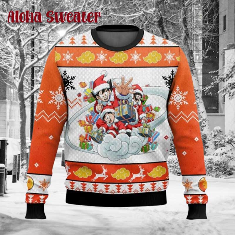 Dragon Ball Z Christmas Day Ugly Christmas Sweater