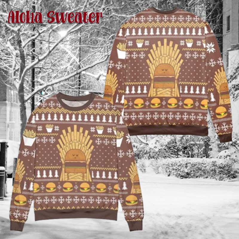 Game Of Fries Game Of Thrones Ugly Christmas Sweater
