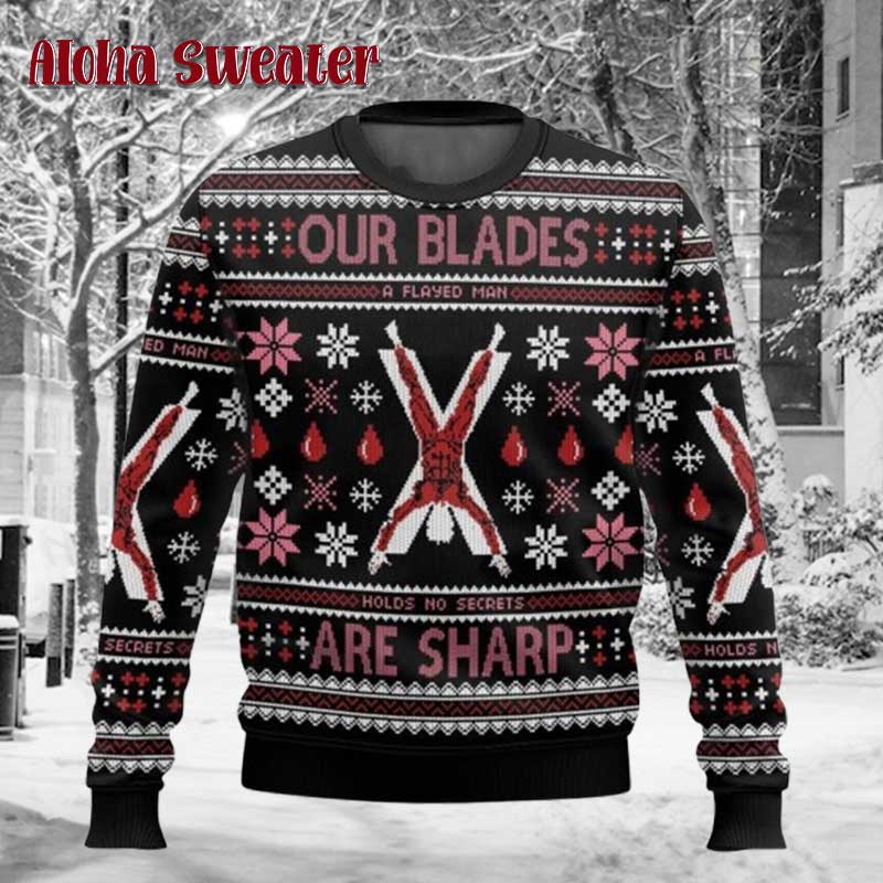Game Of Thrones Our Blades Are Sharp Ugly Christmas Sweater