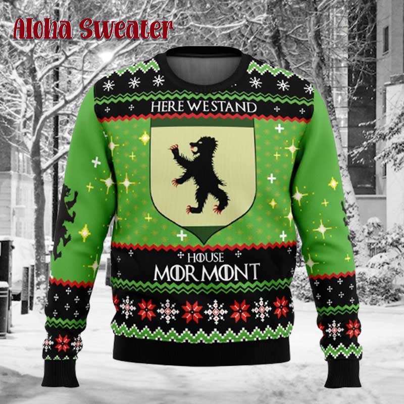 House Of Mormont Game Of Thrones Ugly Christmas Sweater
