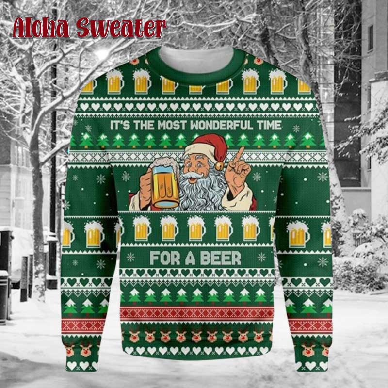 It’s The Most Wonderful Occasion For A Beer Ugly Christmas Sweater