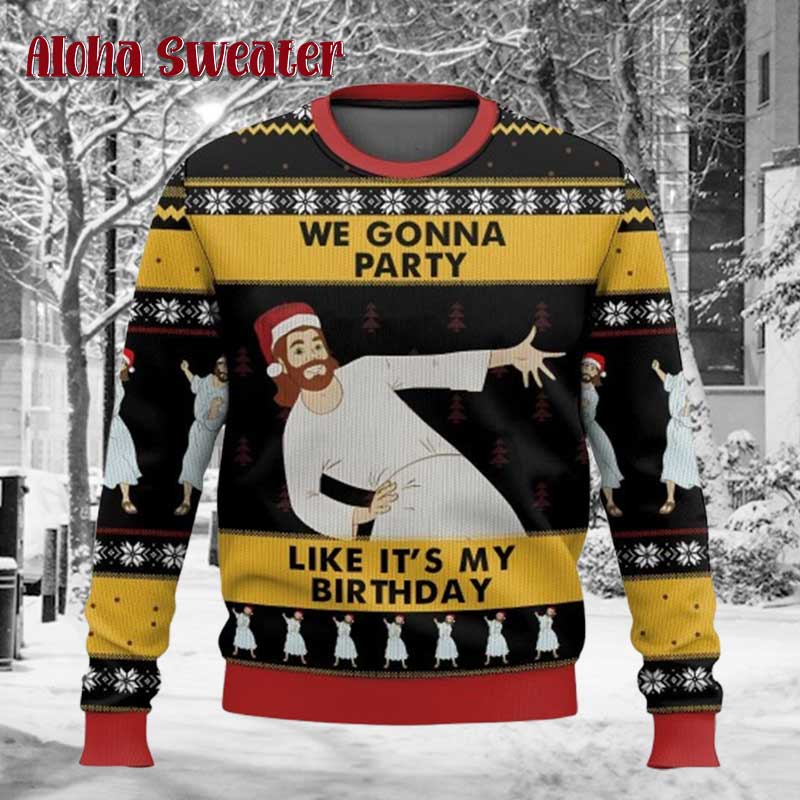 Kohls Jesus Life Of The Party Ugly Christmas Sweater