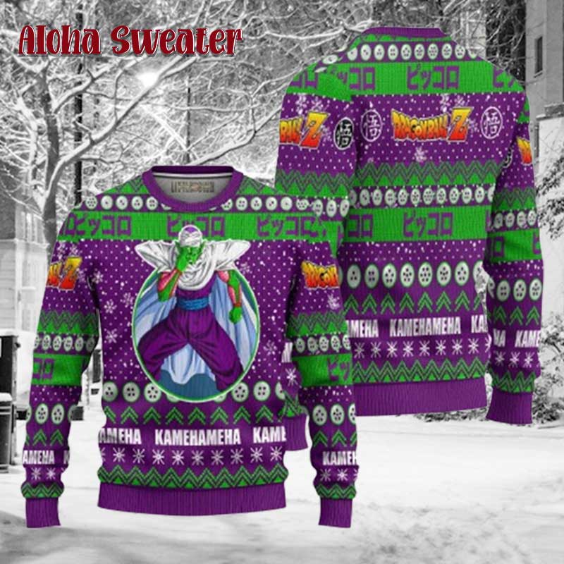 Piccolo Guy Dragon Ball Z Ugly Christmas Sweater
