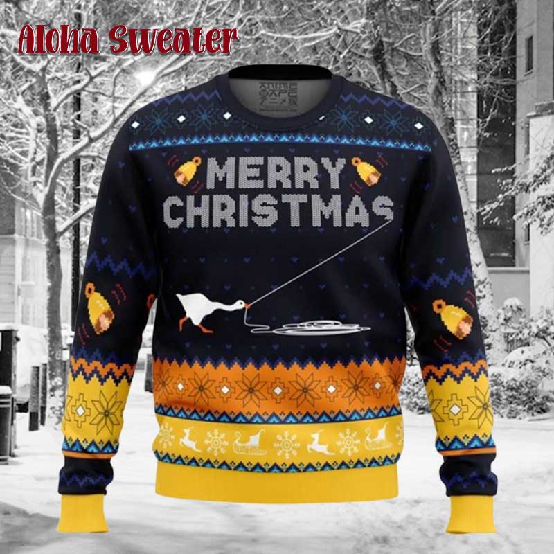 Honked Goose Game Ugly Christmas Sweater