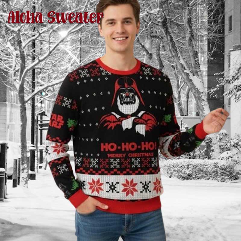 Darth Vader Santa Ugly Christmas Sweater