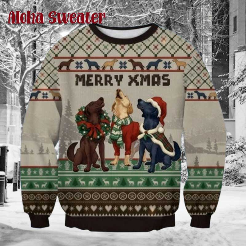 Dog Funny Dog Holiday Ugly Christmas Sweater