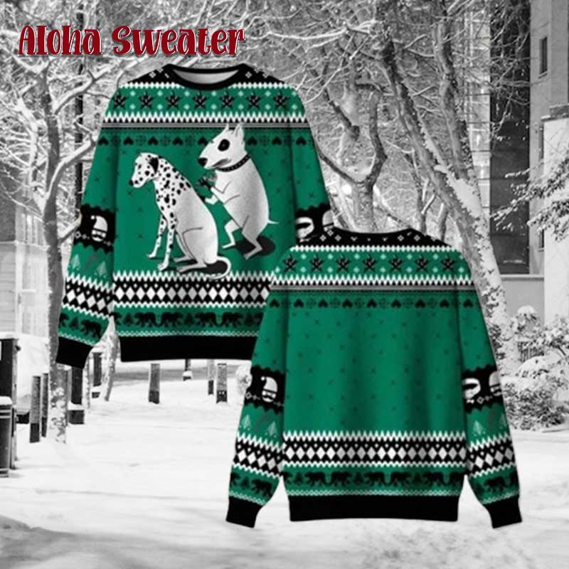 Funny Dog Mischief Dog Ugly Christmas Sweater