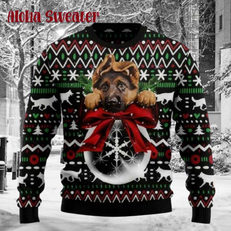 Funny Dog Mischief Dog Ugly Christmas Sweater Funny Dog Mischief Dog Ugly Christmas Sweater