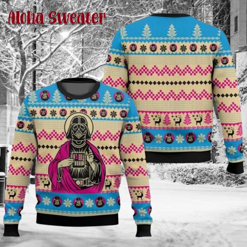 Jesus Darth Vader Ugly Christmas Sweater