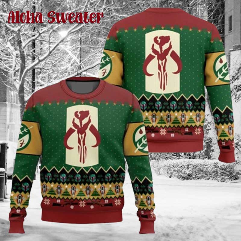 Mandalorian Boba Fett Star Wars Ugly Christmas Sweater