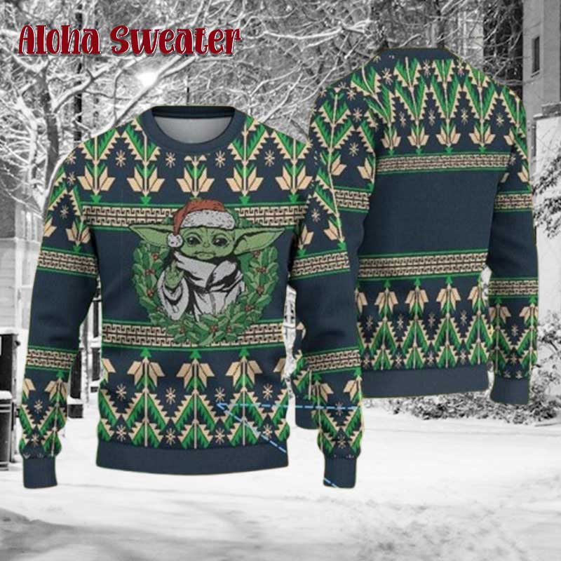 Star Wars Baby Yoda Ugly Christmas Sweater