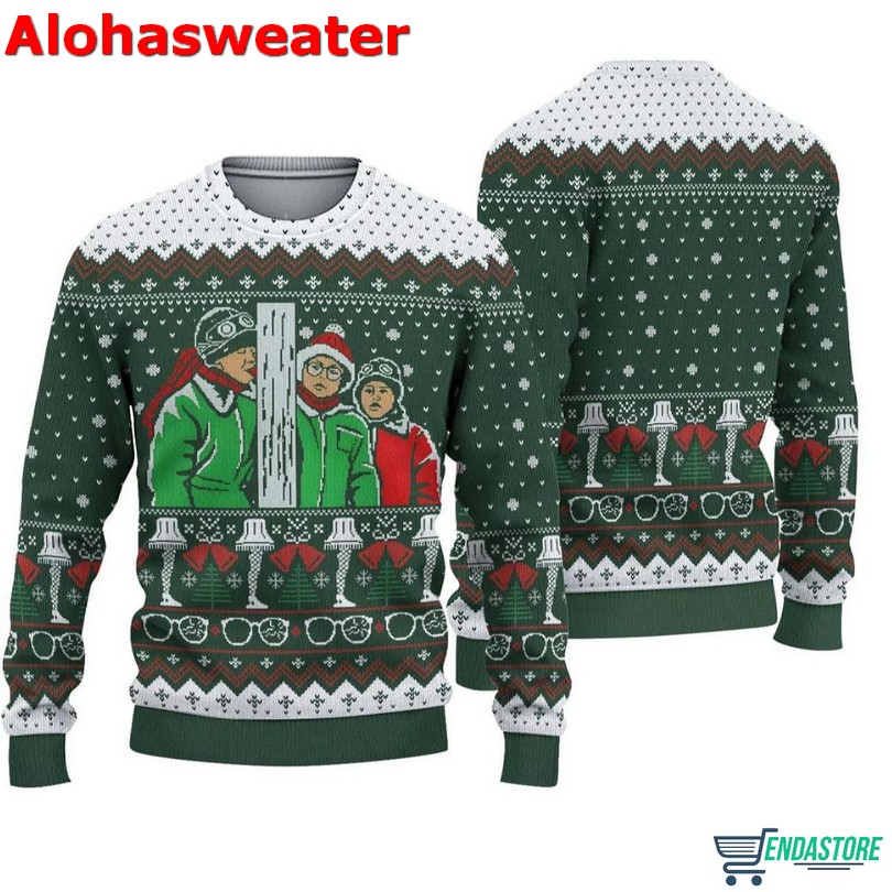 A Xmas Story Triple Dog Movie Ugly Christmas Sweater