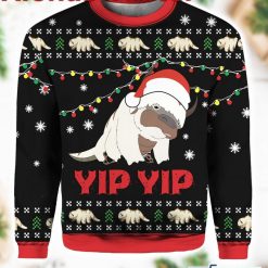 Appa Sky Bison yip yip Ugly Christmas Sweater