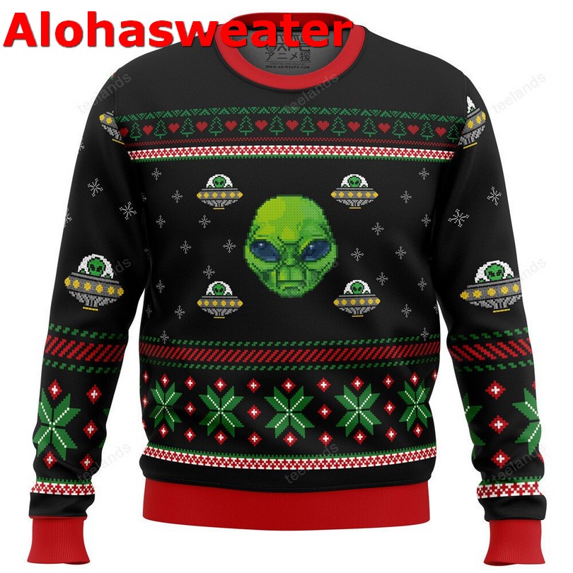 Area 51 get in loser Christmas sweater
