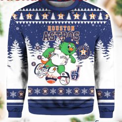Astros Mascot Orbit Ugly Christmas Sweater