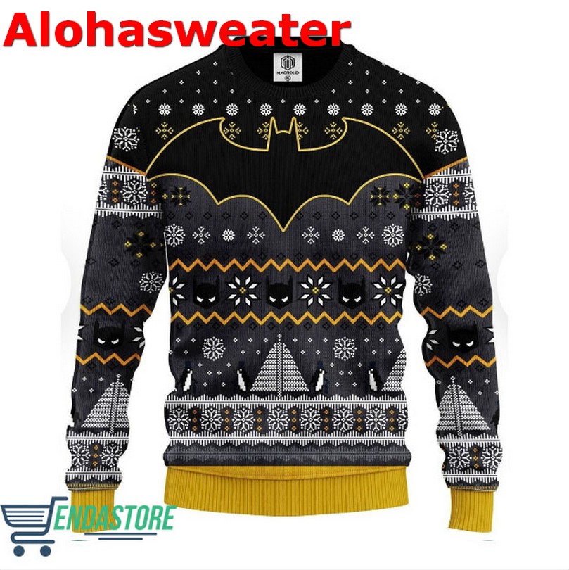 Batman Feature Iconic ugly Christmas sweater Batman Feature Iconic ugly Christmas sweater