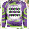 Beetlejuice Never Trust The Living Halloween Horror Ugly Sweater