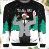 Black Halloween Pumpkin Smiling Ugly Christmas Sweater