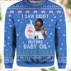 Blue Funny Trump Dancing Make Christmas Great Again Ugly Sweater