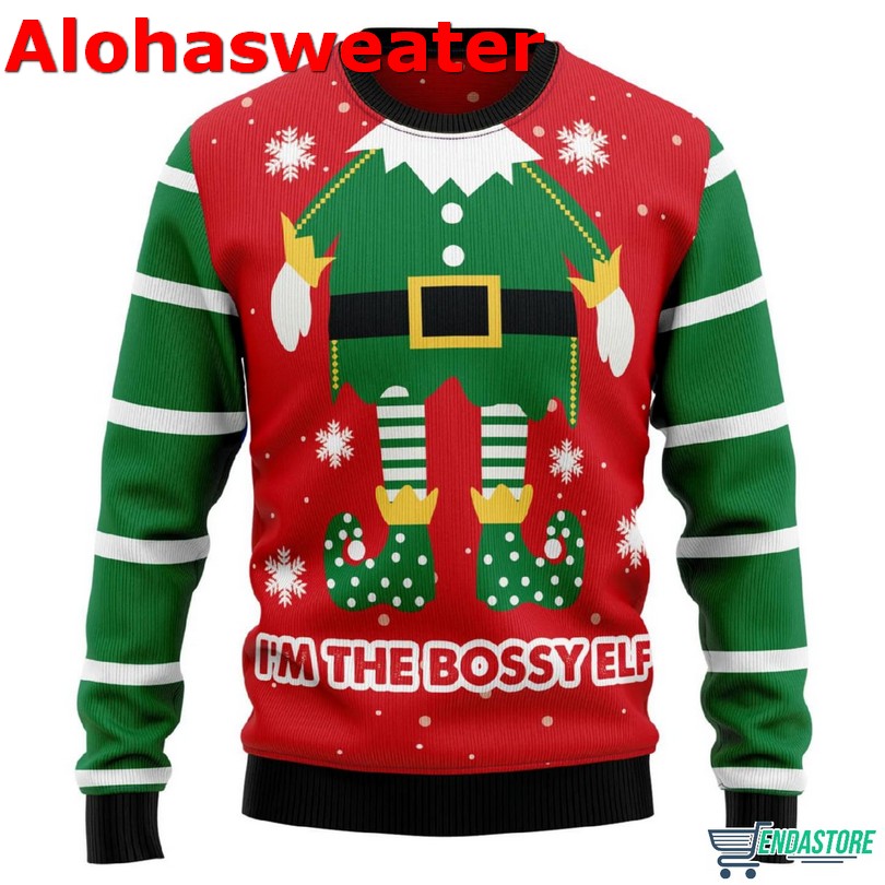 Boobs alpaca Kiss Christmas sweater