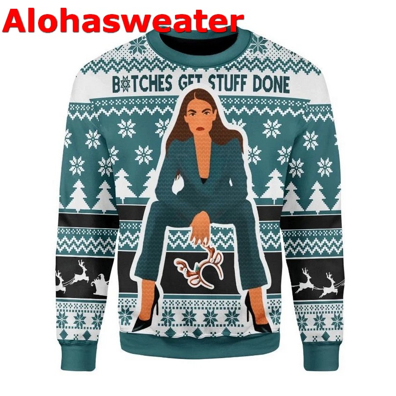 Brittany Mc ugly Christmas sweater