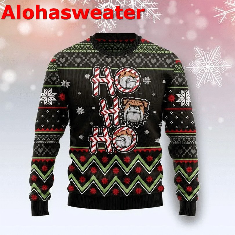 Bulldog Mc ugly Christmas sweater