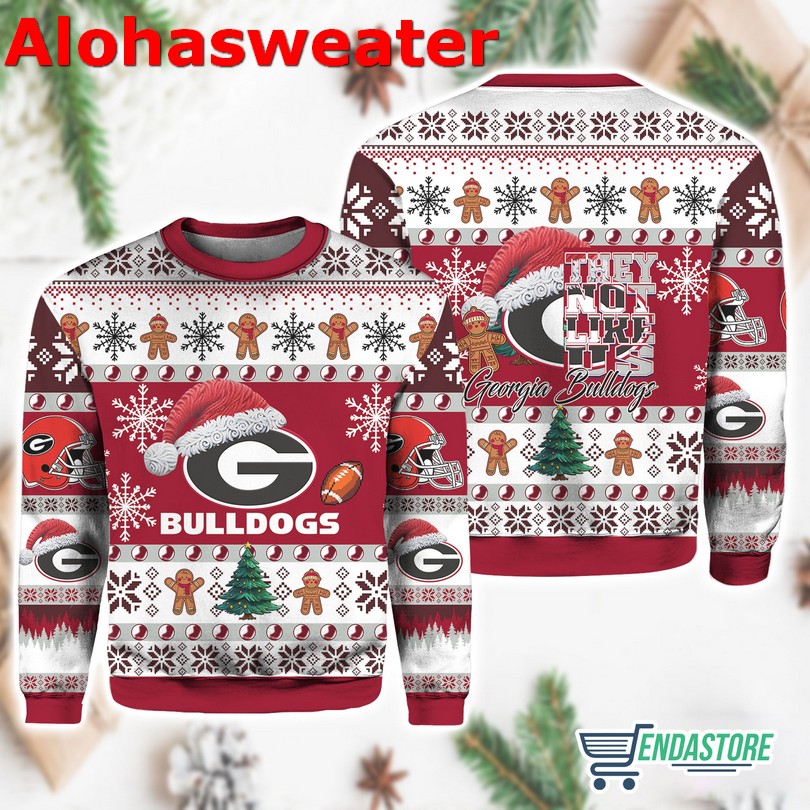 Bulldog they see you when you’re eating Christmas sweater