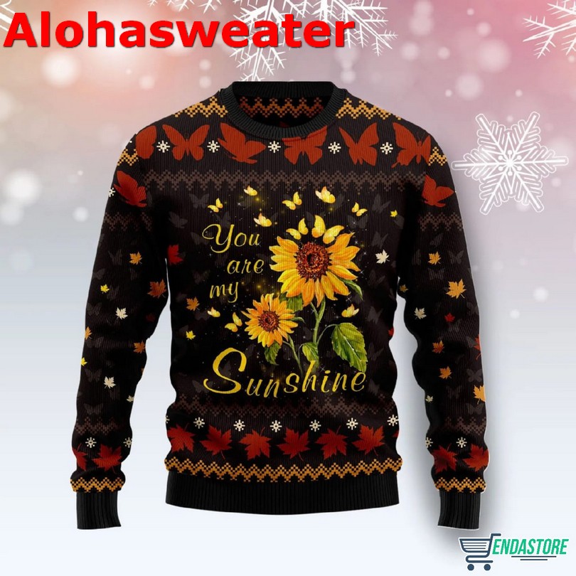 Butterfly tie dye Christmas sweater