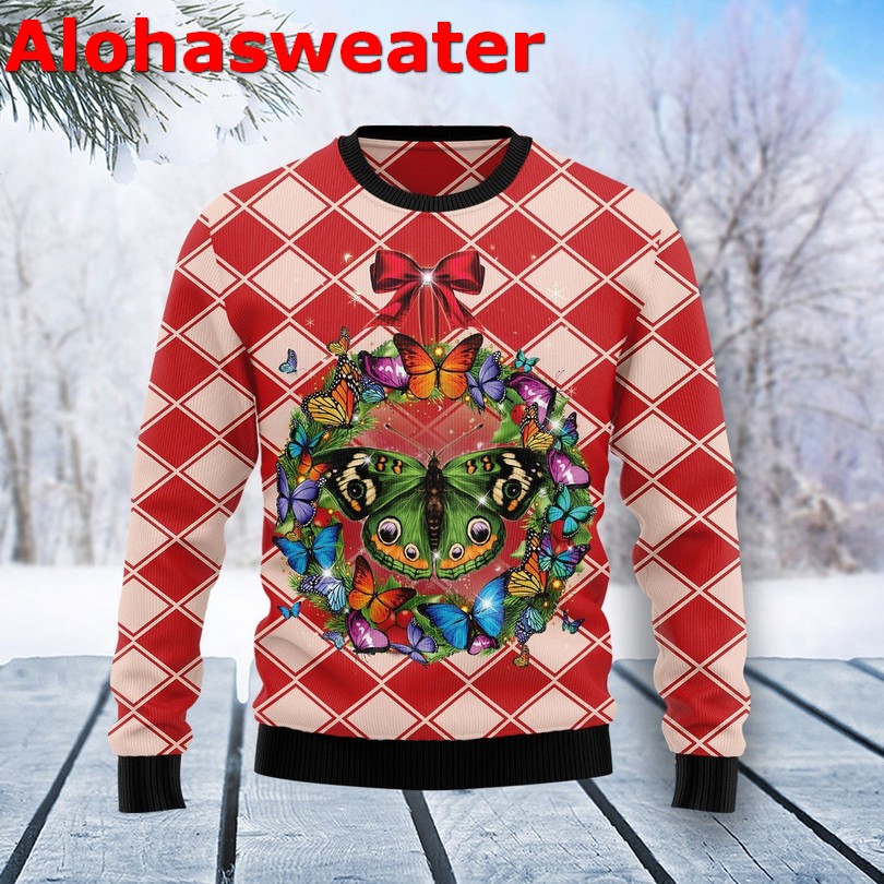 Butterfly you are my sunshine Christmas sweater