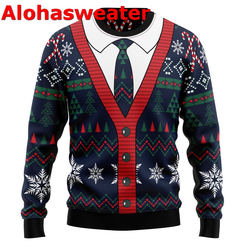Carolling Sharks Ugly Christmas Sweater