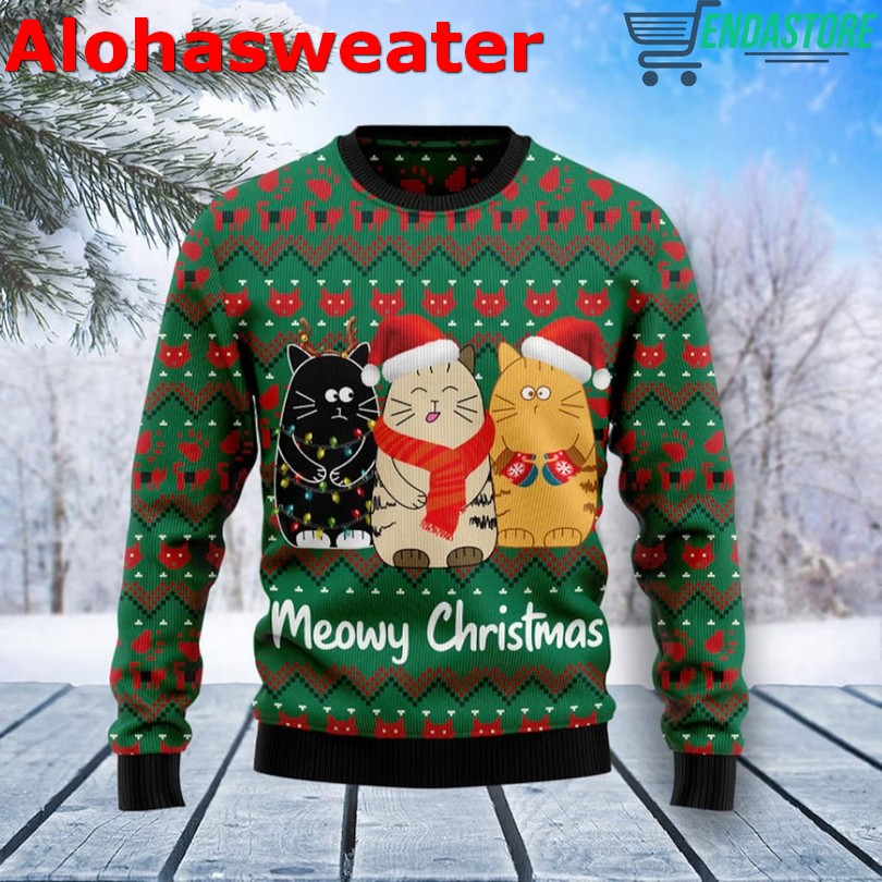 Cat pew pew madafakas Christmas sweater Cat pew pew madafakas Christmas sweater