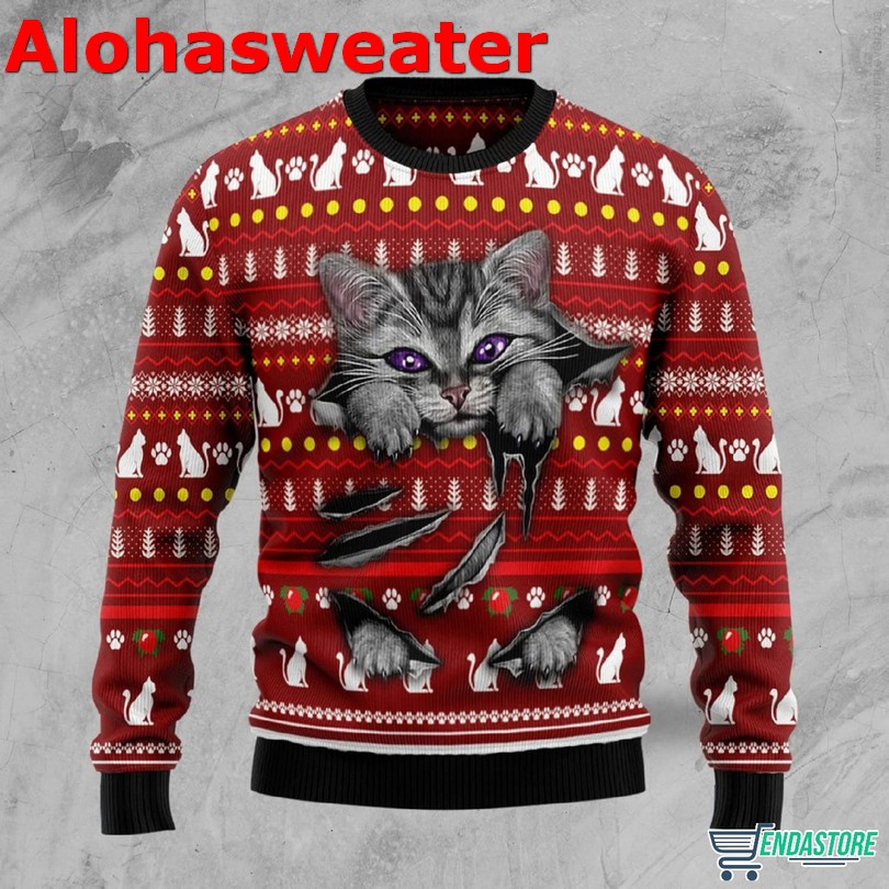 Cat Santa Ugly Christmas Sweater Cat Santa Ugly Christmas Sweater