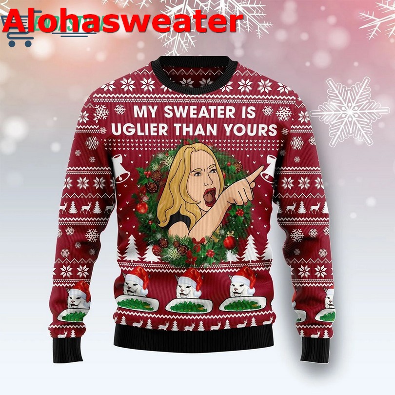 Cat themed kitten Christmas sweater Cat themed kitten Christmas sweater