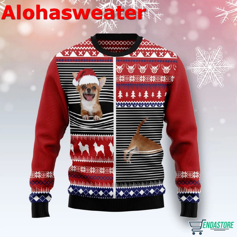Chihuahua Paw  Ugly Christmas Sweater