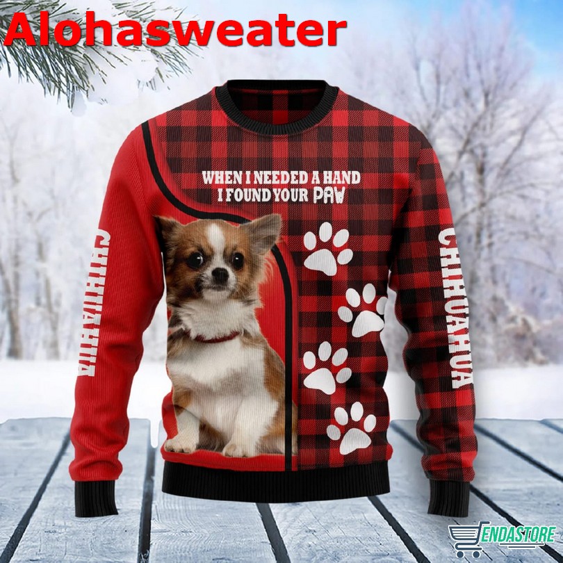 Chihuahua ho ho ho it’s Santa paws Christmas sweater