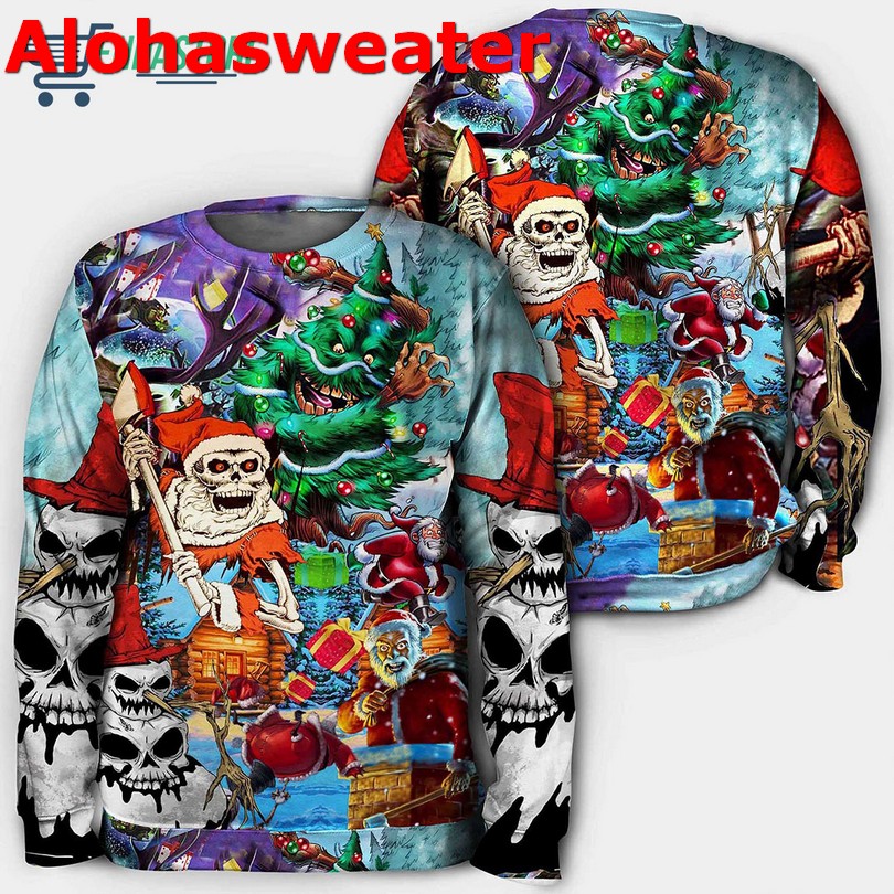 Christmas Anime Ahegao Christmas sweater