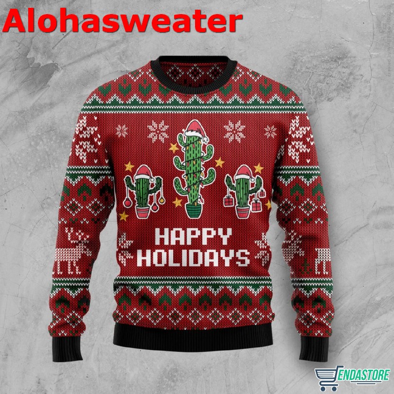 Christmas Bright Neon Lighting Ugly Christmas Sweater