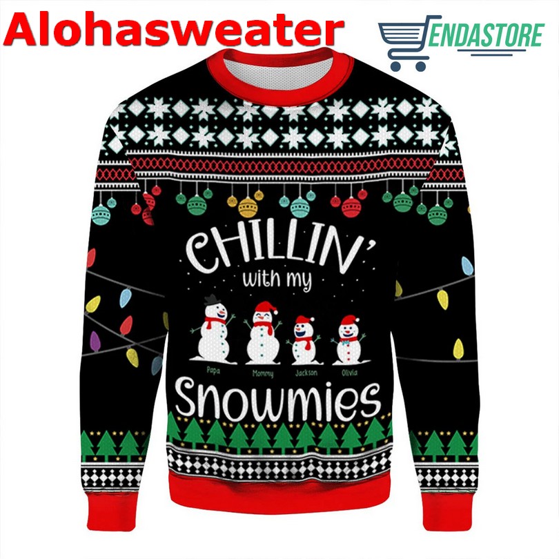 Christmas Colorful Christmas Tree Printed Casual Sweatshirt LRWVPK2L-2