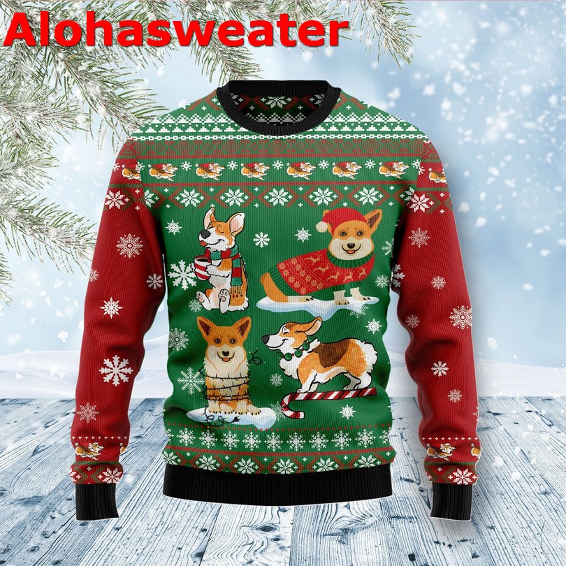 Corgi Noel cute ugly Christmas sweater Corgi Noel cute ugly Christmas sweater