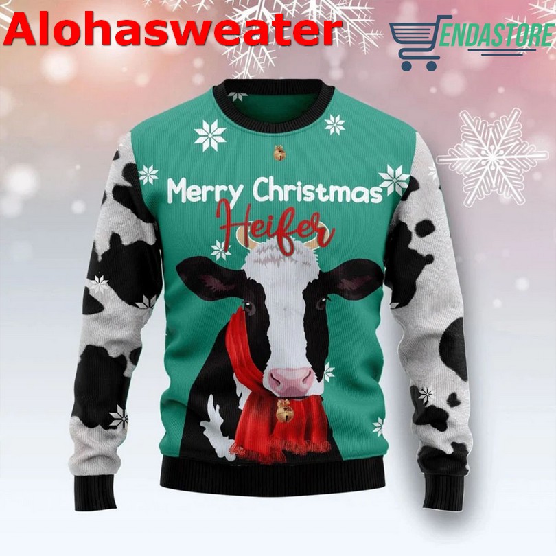 Cow Merry Kissmyass Christmas Sweater Cow Merry Kissmyass Christmas Sweater