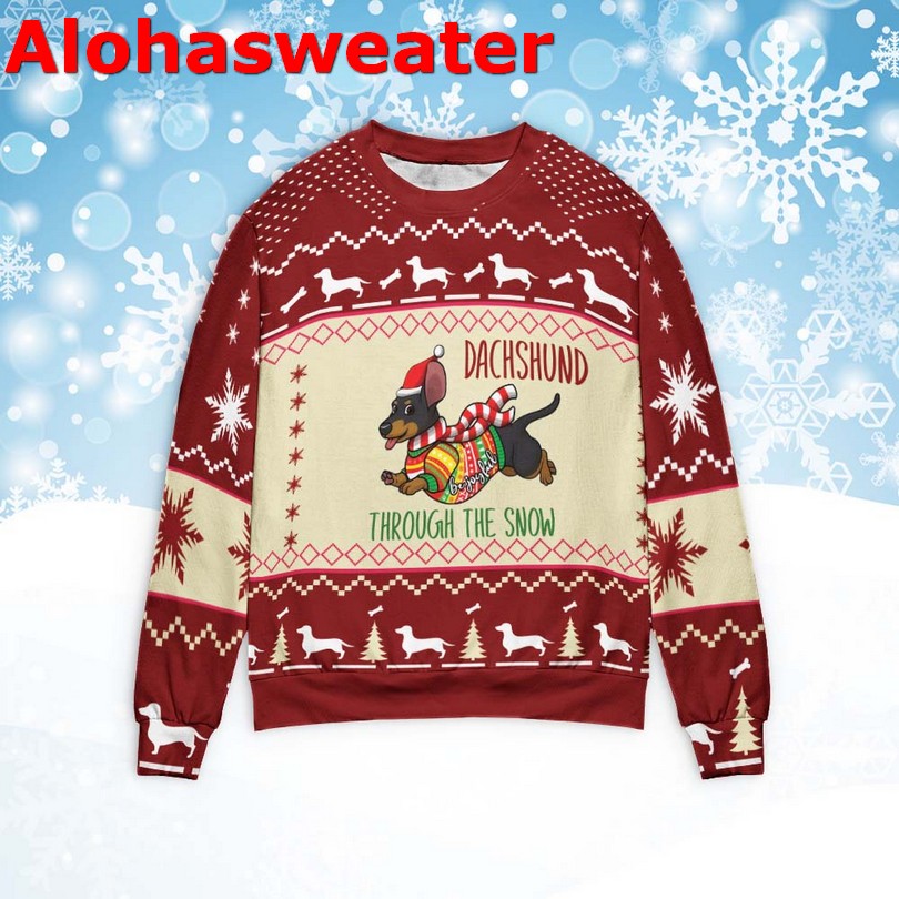 Dachshund Lover Ugly Christmas Sweater Dachshund Lover Ugly Christmas Sweater