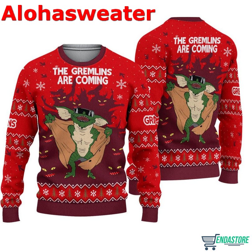 Demon are Coming The Gremlins Are Coming Christmas Sweater