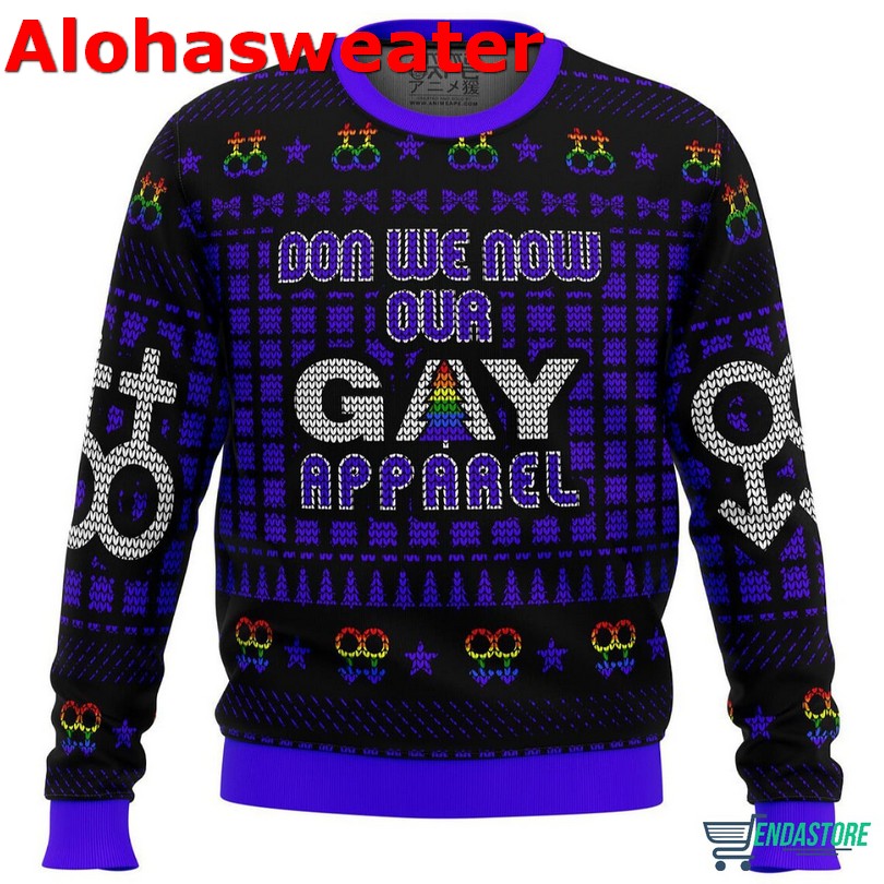 Don We Now Our Gay Apparel LGBT Ugly Christmas Sweater