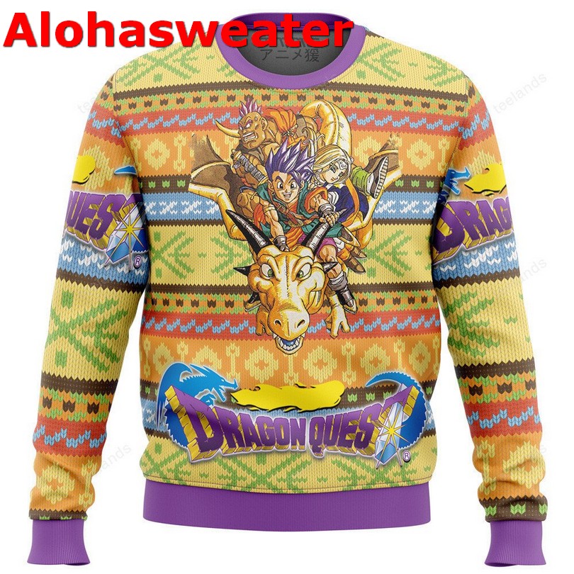 Dragon mandala Christmas sweater