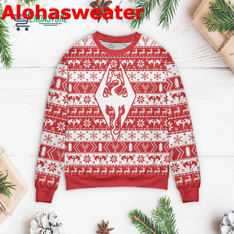 Dragonfly Angels Ugly Christmas Sweater